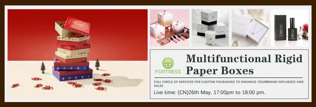 Custom recycled eco-friendly multifunctional rigid paper gift boxes packaging - Paper Packaging Videos - 1