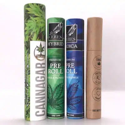 CBD Product Kraft Paper Cylinder Box Packaging Tubes -  - 21